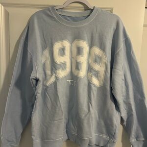 OFFICIAL Taylor Swift 1989 Blue Crewneck